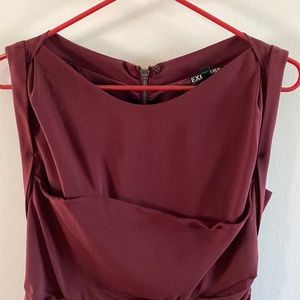 Burgundy Dressy Express Dress